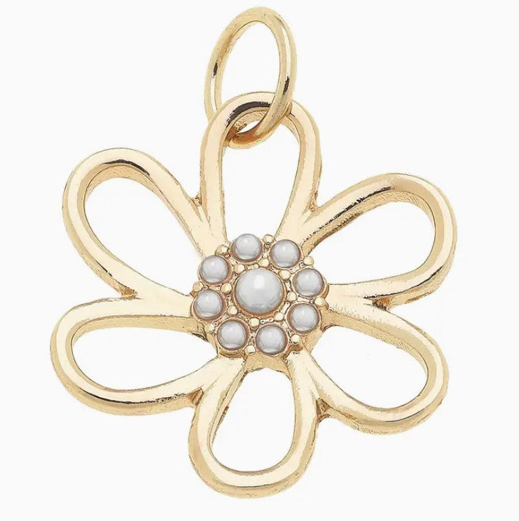 Open Flower Charm-410 Jewelry-Simply Stylish Boutique-Simply Stylish Boutique | Women’s & Kid’s Fashion | Paducah, KY