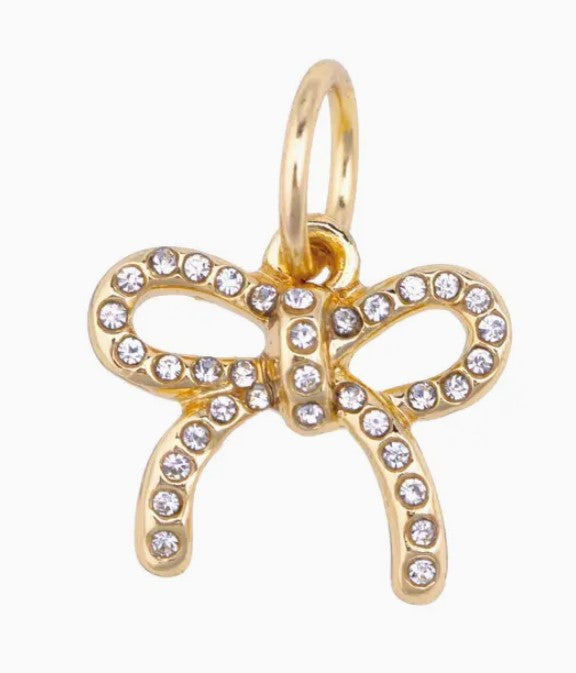 Pave Bow Charm-410 Jewelry-Simply Stylish Boutique-Simply Stylish Boutique | Women’s & Kid’s Fashion | Paducah, KY