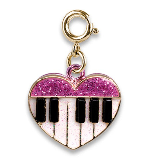 Piano Heart Charm-520 Baby & Kids Gifts-Simply Stylish Boutique-Simply Stylish Boutique | Women’s & Kid’s Fashion | Paducah, KY
