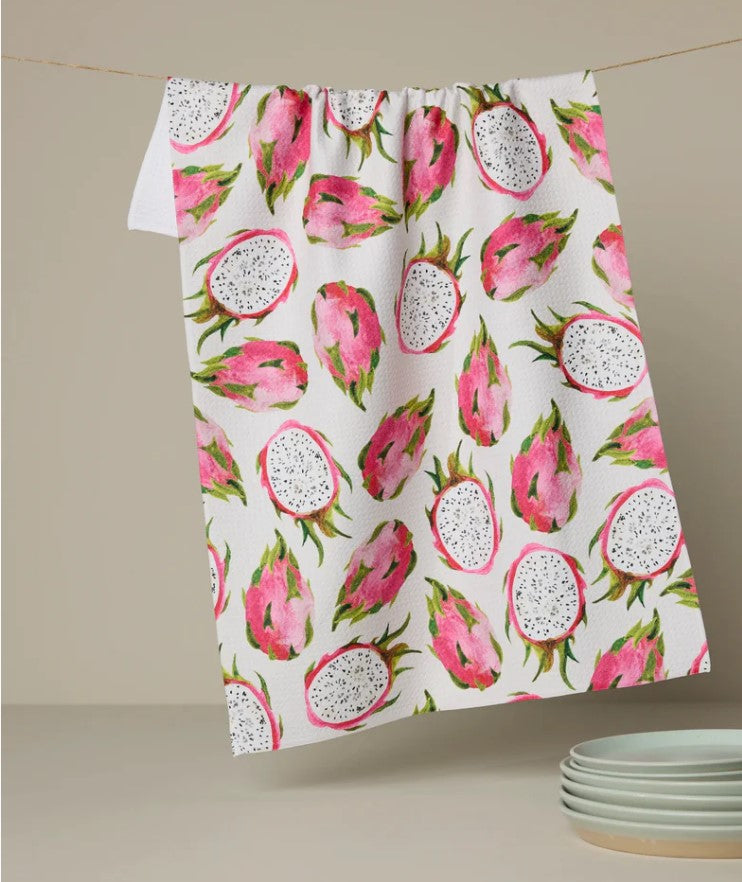Pink Dragon Tea Towel-510 General Gifts-Simply Stylish Boutique-Simply Stylish Boutique | Women’s & Kid’s Fashion | Paducah, KY