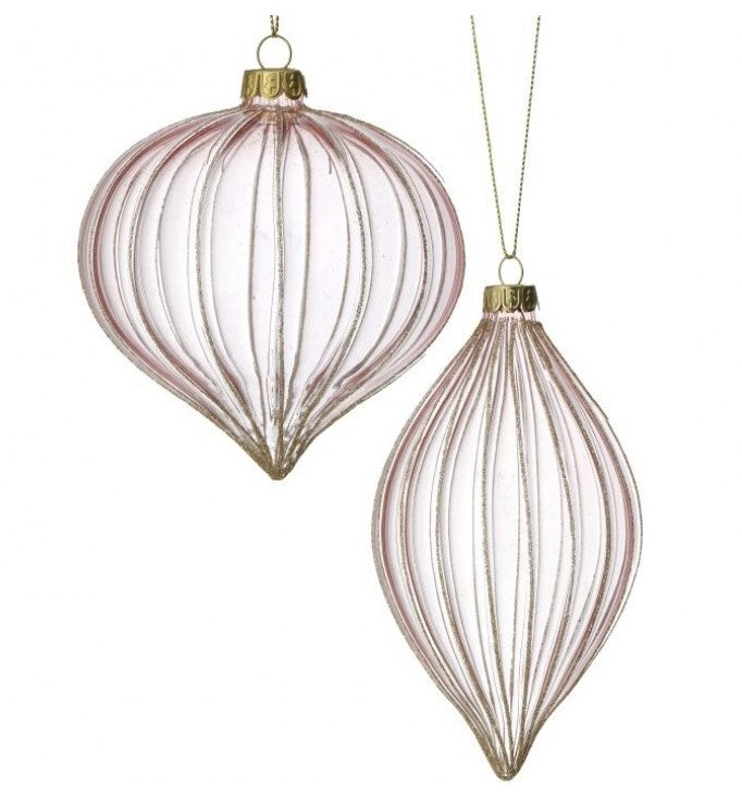 Glitter Ridge Finial Ornament-540 Holiday/Seasonal-Simply Stylish Boutique-Simply Stylish Boutique | Women’s & Kid’s Fashion | Paducah, KY