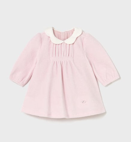 Baby Pink Velour Dress-520 Baby & Kids Gifts-Simply Stylish Boutique-Simply Stylish Boutique | Women’s & Kid’s Fashion | Paducah, KY