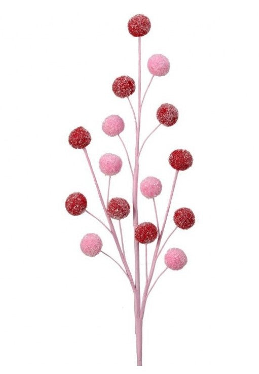 21" Pom Pom Spray-540 Holiday/Seasonal-Simply Stylish Boutique-Simply Stylish Boutique | Women’s & Kid’s Fashion | Paducah, KY