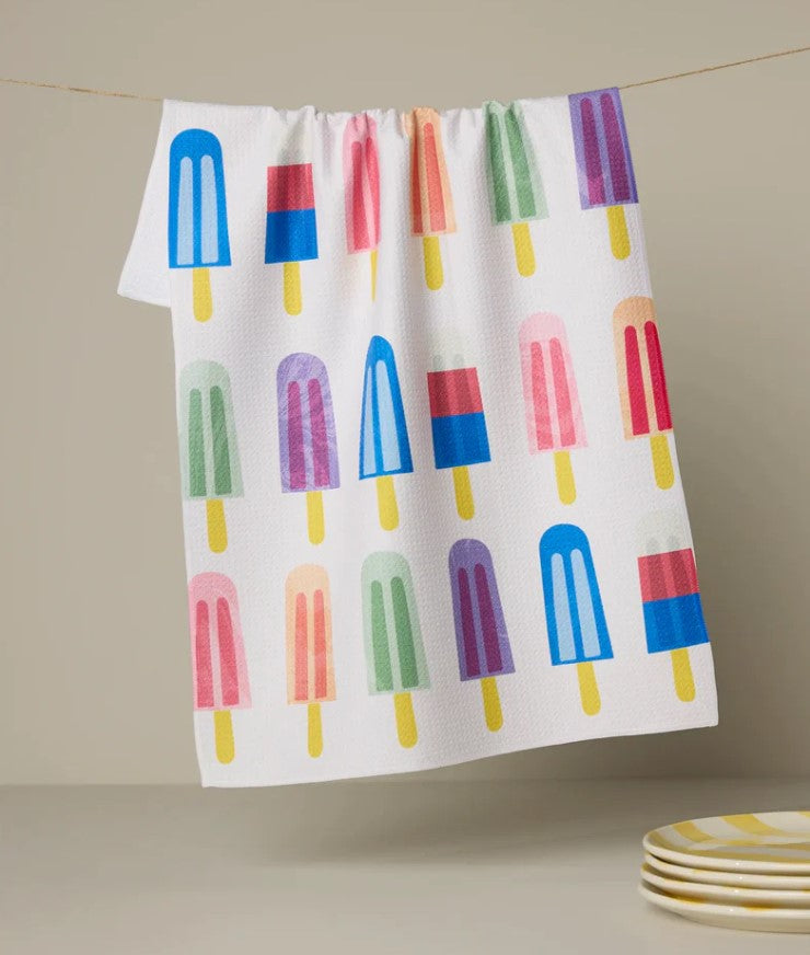 Poppy Popsicles Tea Towel-510 General Gifts-Simply Stylish boutique-Simply Stylish Boutique | Women’s & Kid’s Fashion | Paducah, KY