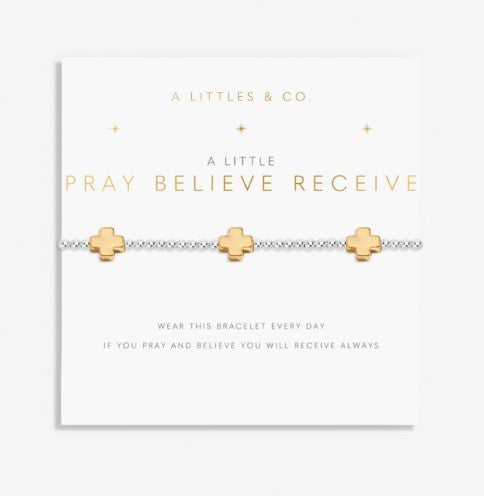 Pray Believe Receive Bracelet-410 Jewelry-Simply Stylish Boutique-Simply Stylish Boutique | Women’s & Kid’s Fashion | Paducah, KY
