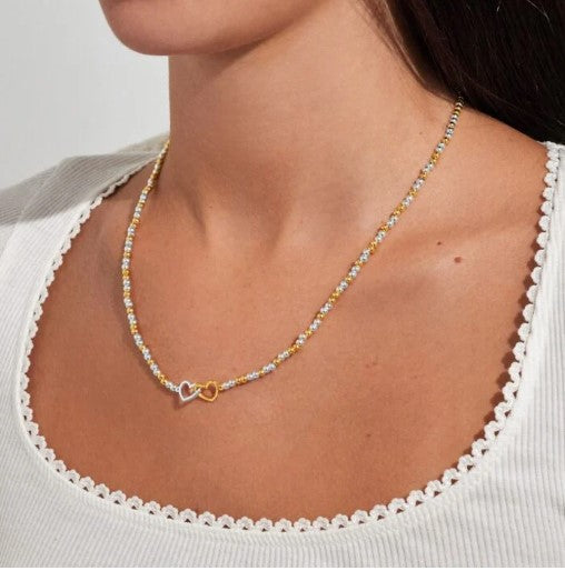 Reva Linked Hearts Necklace-410 Jewelry-Simply Stylish Boutique-Simply Stylish Boutique | Women’s & Kid’s Fashion | Paducah, KY