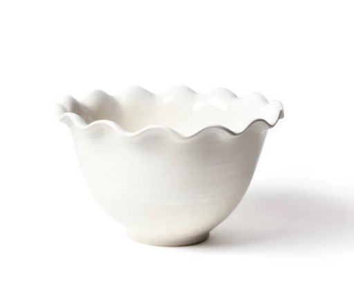 Signature White 9in Ruffle Bowl-510 General Gifts-Simply Stylish Boutique-Simply Stylish Boutique | Women’s & Kid’s Fashion | Paducah, KY