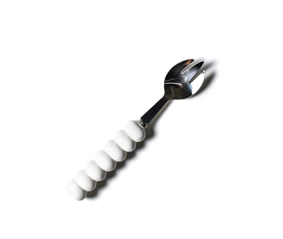 Signature White Knob Serving Fork-510 General Gifts-Simply Stylish boutique-Simply Stylish Boutique | Women’s & Kid’s Fashion | Paducah, KY