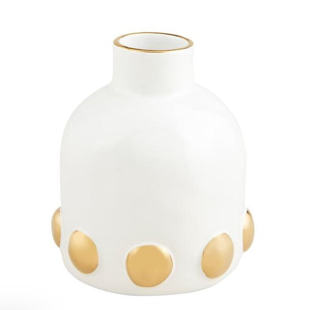 Small Gold Bead Vase-510 General Gifts-Simply Stylish Boutique-Simply Stylish Boutique | Women’s & Kid’s Fashion | Paducah, KY