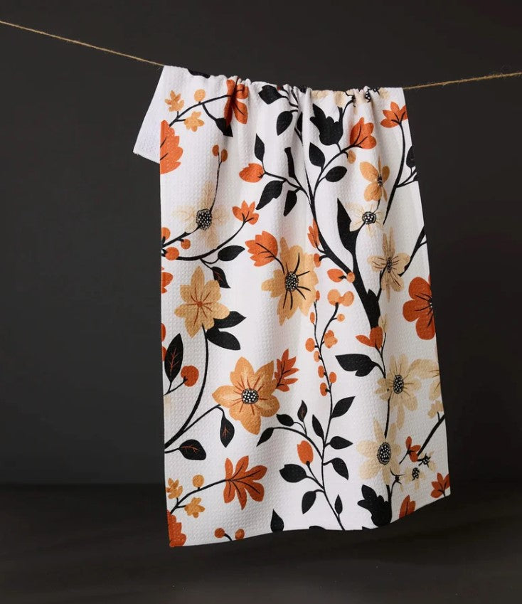 Spiced Florals Tea Towel-510 General Gifts-Simply Stylish Boutique-Simply Stylish Boutique | Women’s & Kid’s Fashion | Paducah, KY