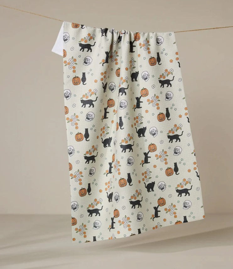 Spooky Parade Tea Towel-510 General Gifts-Simply Stylish Boutique-Simply Stylish Boutique | Women’s & Kid’s Fashion | Paducah, KY