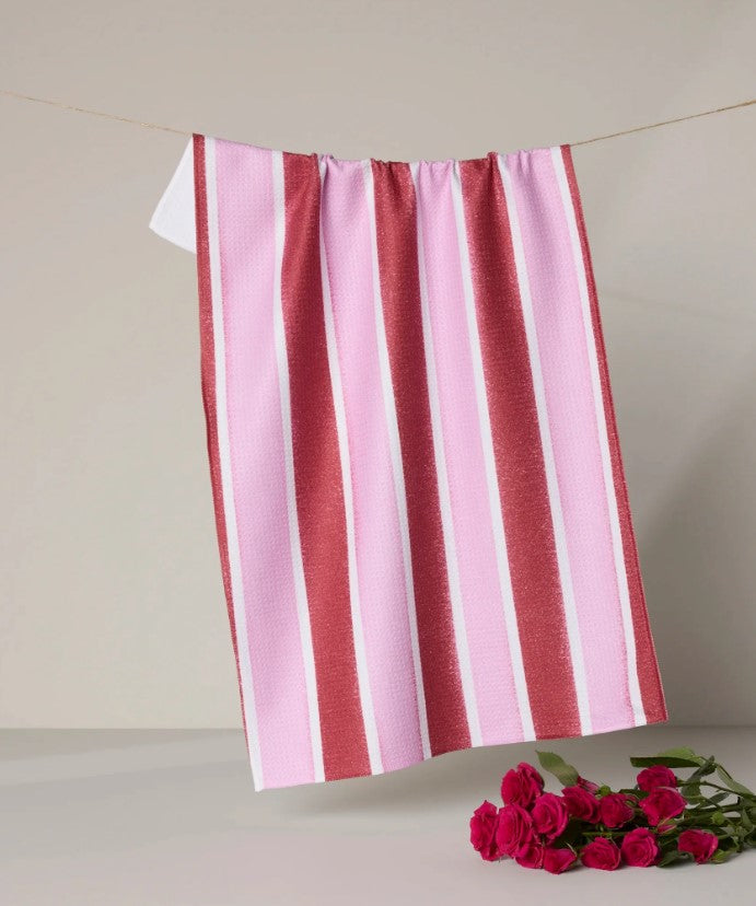 Super Sweet Stripe Tea Towel-510 General Gifts-Simply Stylish Boutique-Simply Stylish Boutique | Women’s & Kid’s Fashion | Paducah, KY