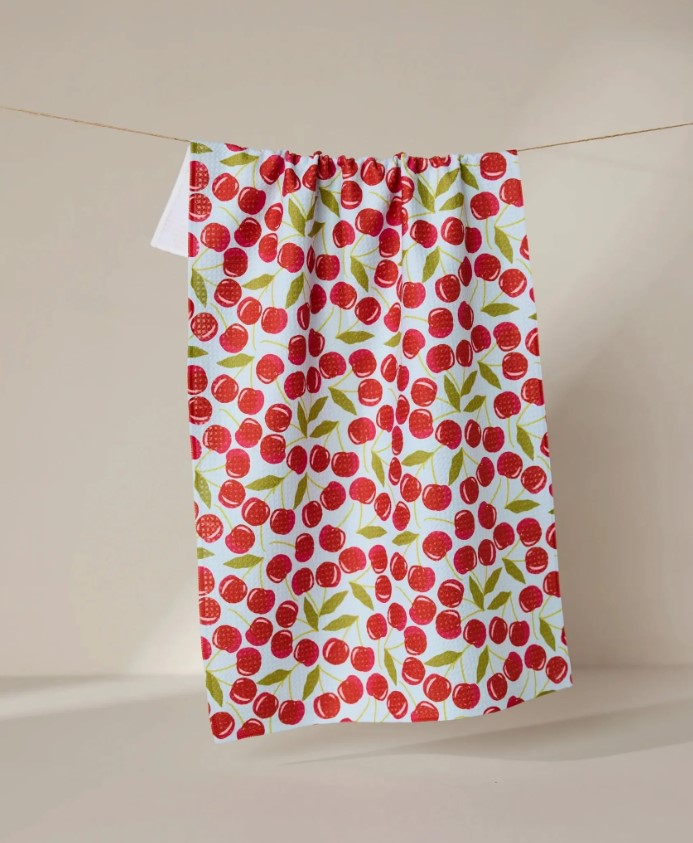Sweet Cherry Tea Towel-510 General Gifts-Simply Stylish Boutique-Simply Stylish Boutique | Women’s & Kid’s Fashion | Paducah, KY
