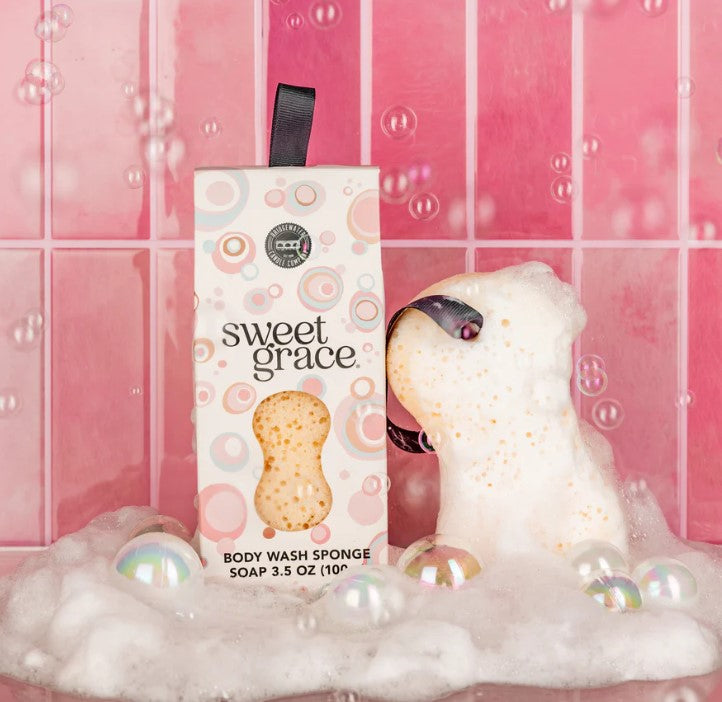 Sweet Grace Body Wash Sponge-530 Bath, Body & Beauty-Simply Stylish Boutique-Simply Stylish Boutique | Women’s & Kid’s Fashion | Paducah, KY