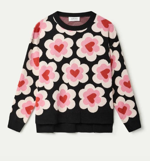 Sweetheart Sweater-140 Sweaters, Cardigans & Sweatshirts-Simply Stylish Boutique-Simply Stylish Boutique | Women’s & Kid’s Fashion | Paducah, KY