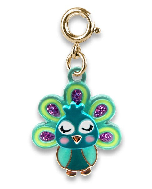 Swivel Peacock Charm-520 Baby & Kids Gifts-Simply Stylish Boutique-Simply Stylish Boutique | Women’s & Kid’s Fashion | Paducah, KY