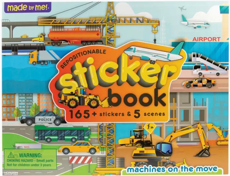 Transportation Sticker Book-520 Baby & Kids Gifts-Simply Stylish Boutique-Simply Stylish Boutique | Women’s & Kid’s Fashion | Paducah, KY