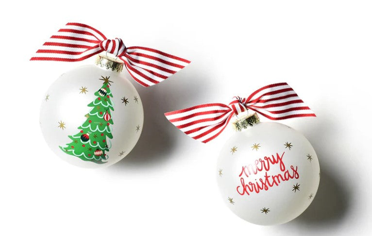 Trimmed Tree Glass Ornament-540 Holiday/Seasonal-Simply Stylish Boutique-Simply Stylish Boutique | Women’s & Kid’s Fashion | Paducah, KY