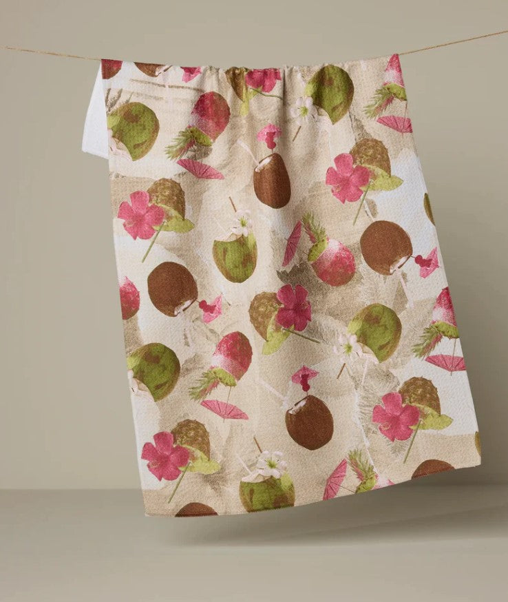 Vintage Tropi Drinks Tea Towel-510 General Gifts-Simply Stylish boutique-Simply Stylish Boutique | Women’s & Kid’s Fashion | Paducah, KY