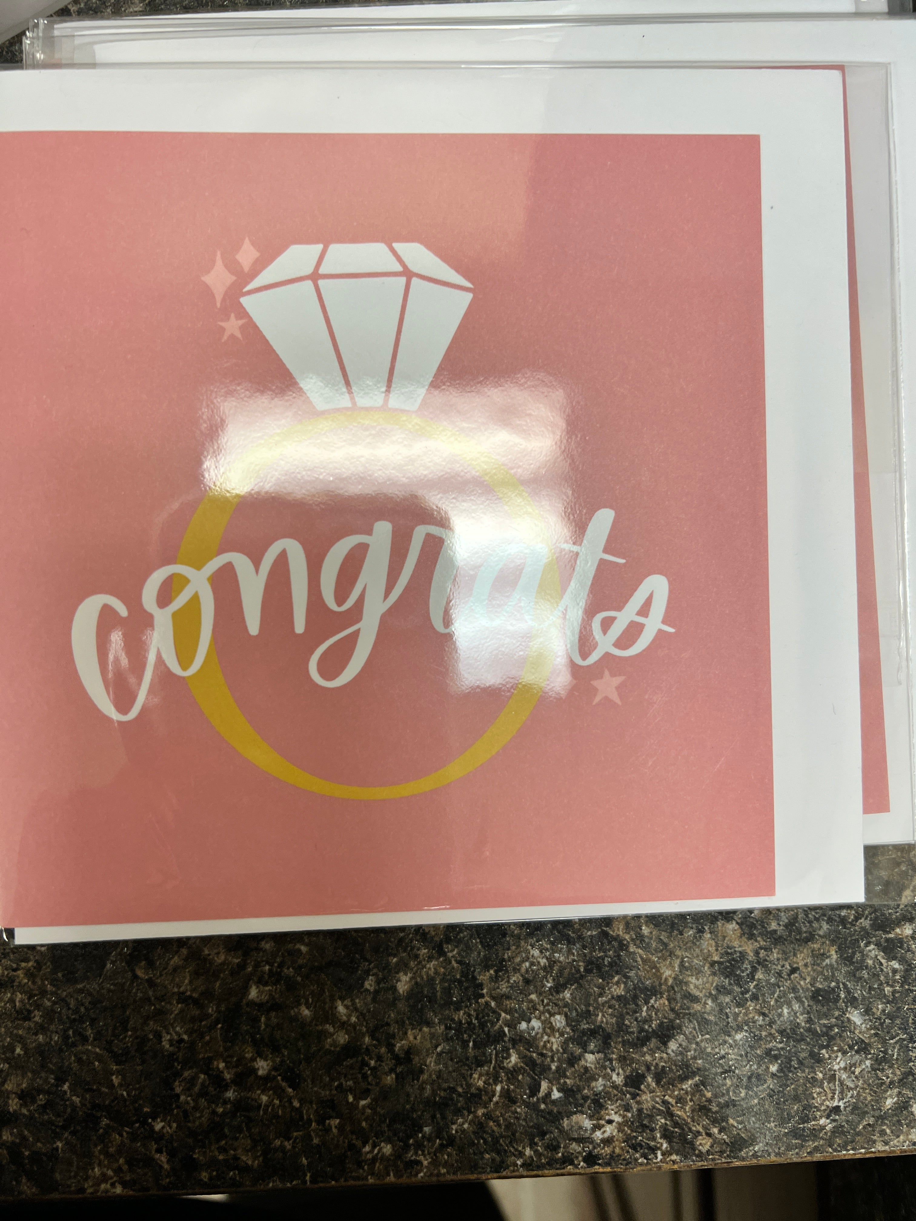 Congrats Engagement Ring Card-510 General Gifts-Simply Stylish Boutique-Simply Stylish Boutique | Women’s & Kid’s Fashion | Paducah, KY