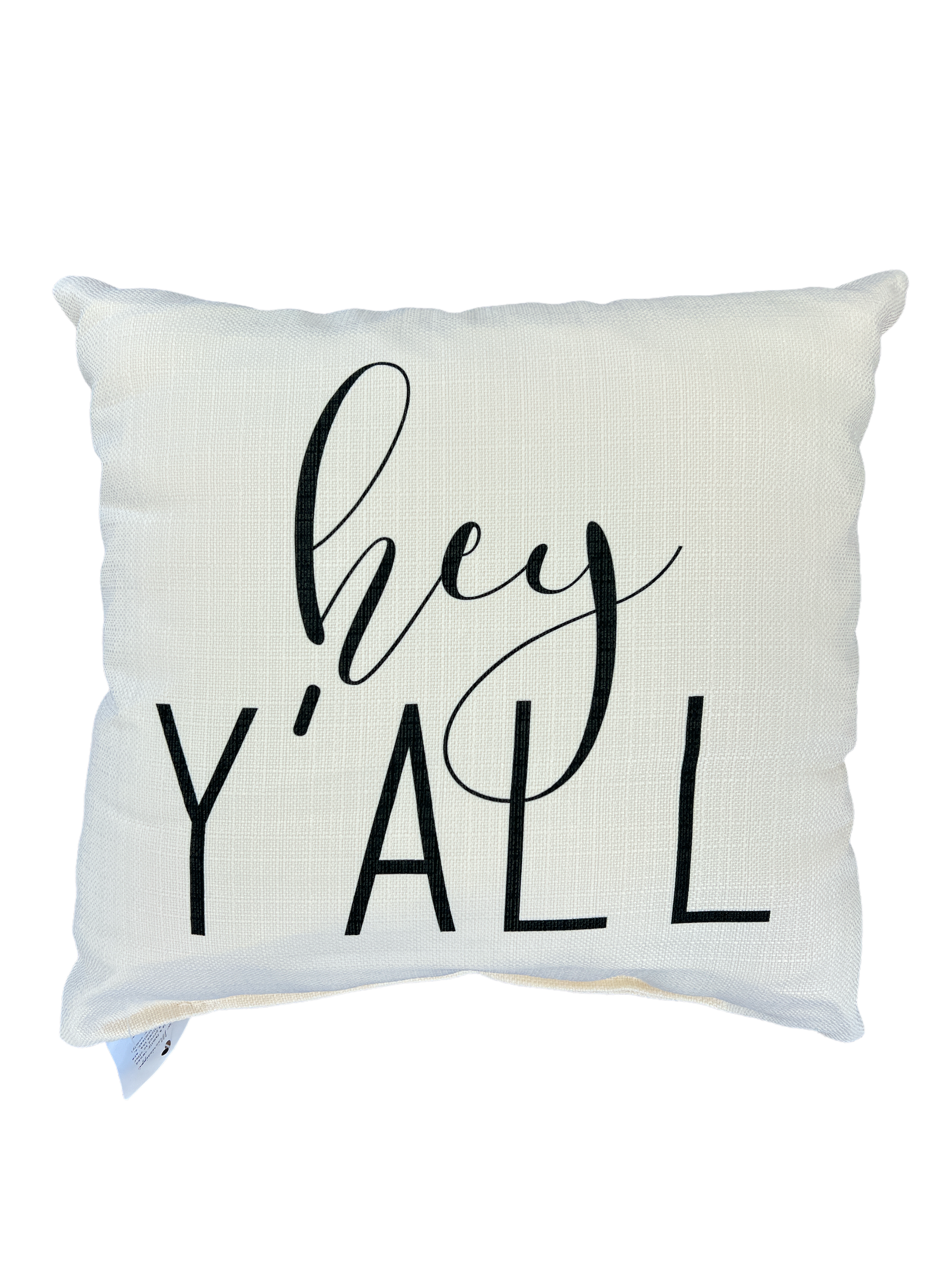 Hey Ya'll Pillow-510 General Gifts-Simply Stylish Boutique-Simply Stylish Boutique | Women’s & Kid’s Fashion | Paducah, KY