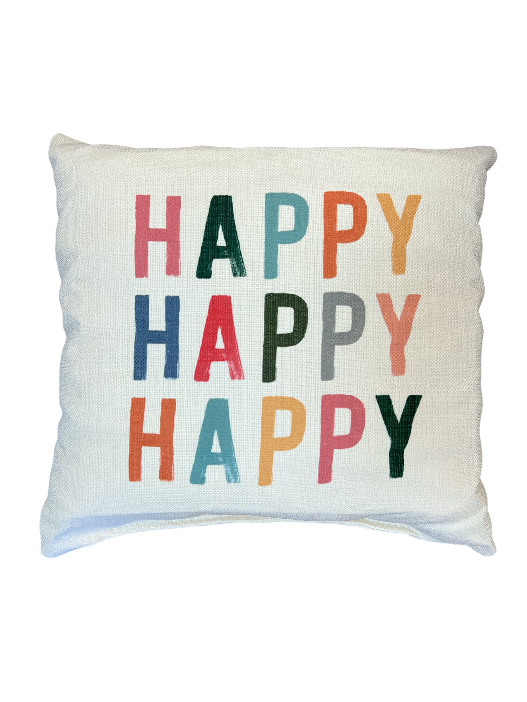 Happy Happy Pillow-510 General Gifts-Simply Stylish Boutique-Simply Stylish Boutique | Women’s & Kid’s Fashion | Paducah, KY