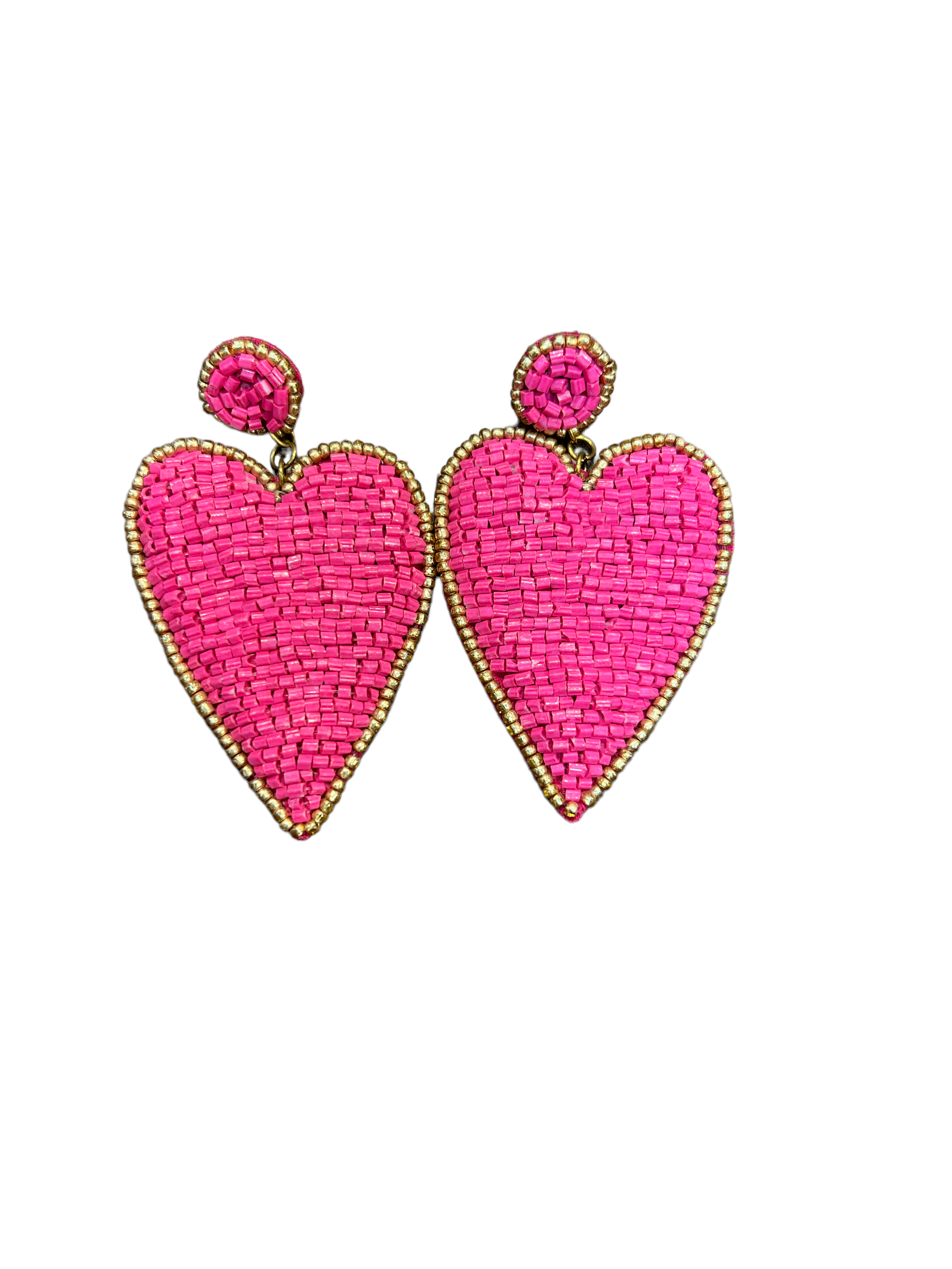 Heart Bead Earrings-999 Distress-Simply Stylish Boutique-Simply Stylish Boutique | Women’s & Kid’s Fashion | Paducah, KY