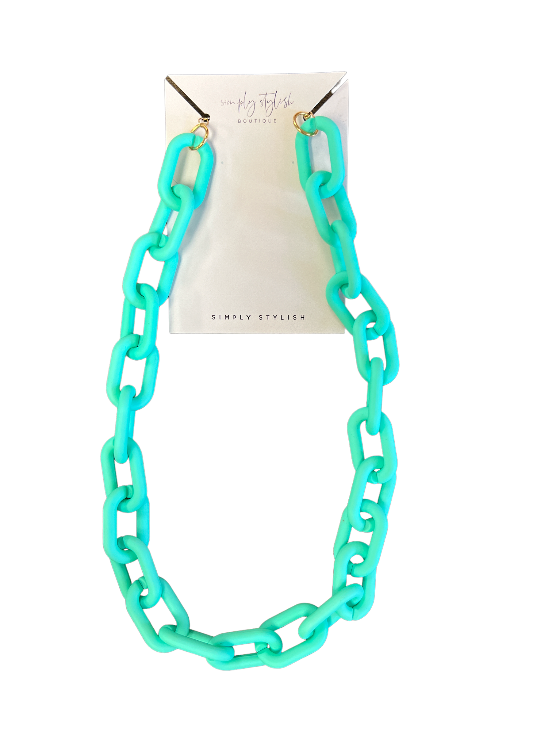 Pastel Chain Necklace-410 Jewelry-Simply Stylish Boutique-Simply Stylish Boutique | Women’s & Kid’s Fashion | Paducah, KY