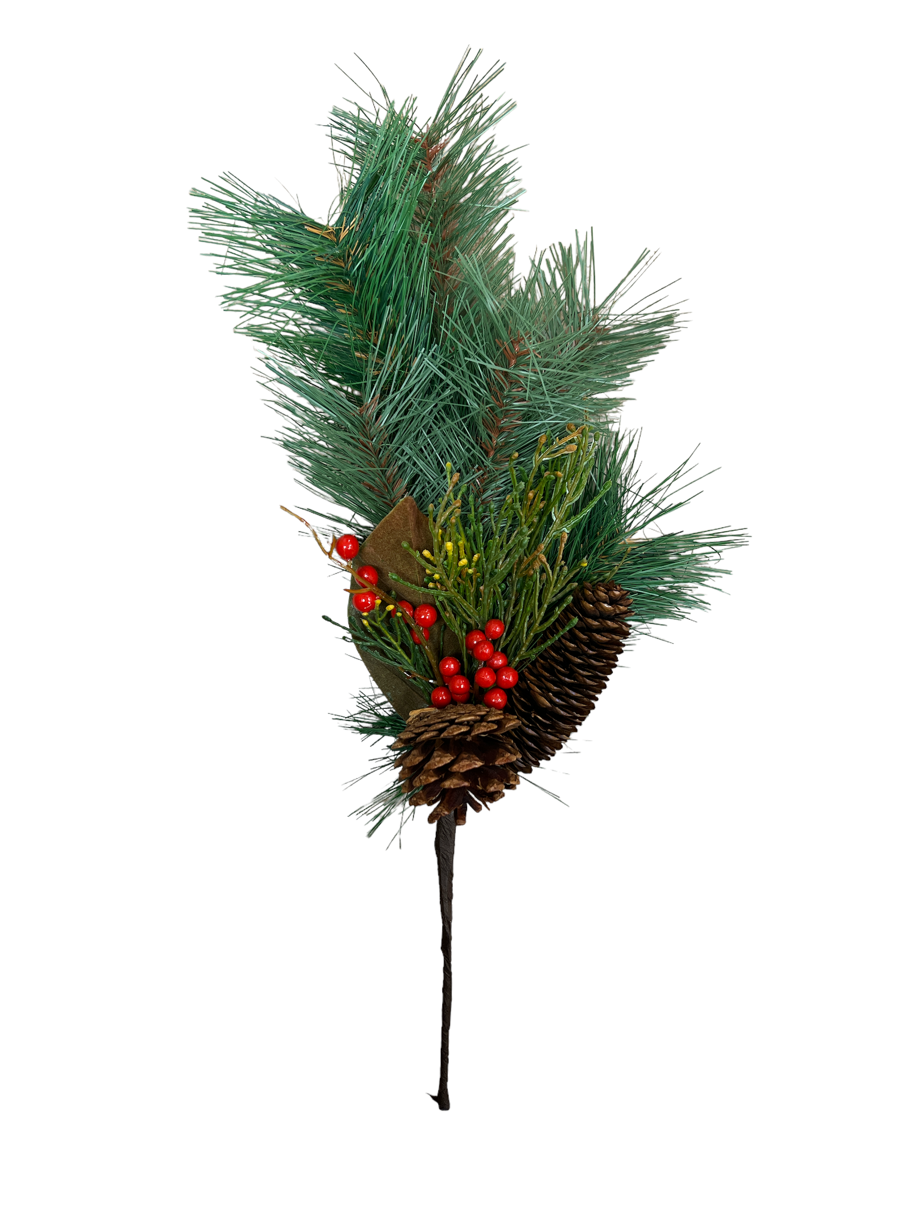 Pine with Magnolia Leaf Berry Spray-540 Holiday/Seasonal-Simply Stylish Boutique-Simply Stylish Boutique | Women’s & Kid’s Fashion | Paducah, KY